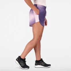ODZIEZ BIEGOWA|BIEGANIE*New Balance ODZIEZ BIEGOWA|BIEGANIE Spodenki damskie WS23229LLC – fioletowe