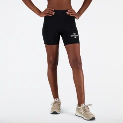 ODZIEZ BIEGOWA|BIEGANIE*New Balance ODZIEZ BIEGOWA|BIEGANIE Spodenki damskie WS31504BK – czarne
