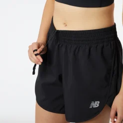 ODZIEZ BIEGOWA|BIEGANIE*New Balance ODZIEZ BIEGOWA|BIEGANIE Spodenki damskie WS23228BK – czarne