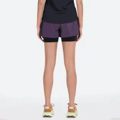 ODZIEZ BIEGOWA|BIEGANIE*New Balance ODZIEZ BIEGOWA|BIEGANIE Spodenki damskie WS33278ILL – fioletowe