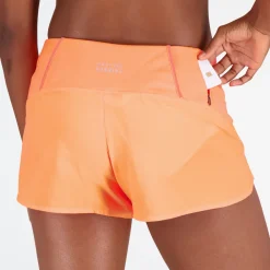 ODZIEZ BIEGOWA|BIEGANIE*New Balance ODZIEZ BIEGOWA|BIEGANIE Spodenki damskie WS21267NDF – pomarańczowe