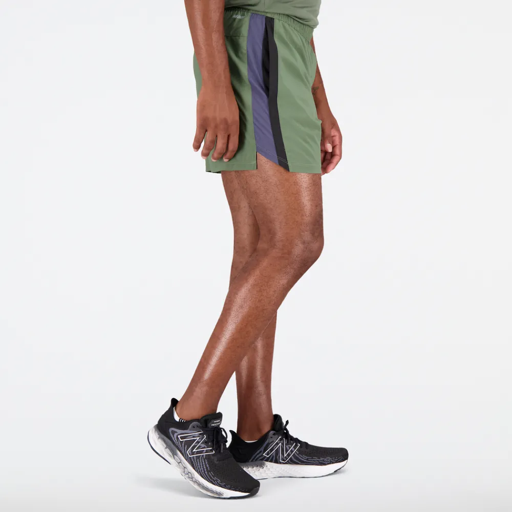 BIEGANIE*New Balance BIEGANIE Spodenki męskie MS23228DON – zielone