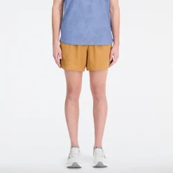 ODZIEZ BIEGOWA|BIEGANIE*New Balance ODZIEZ BIEGOWA|BIEGANIE Spodenki męskie MS21278TOB – brązowe