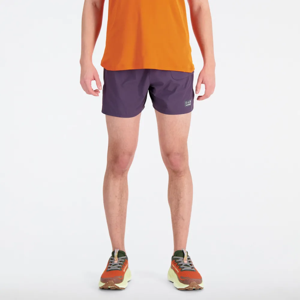 ODZIEZ BIEGOWA|BIEGANIE*New Balance ODZIEZ BIEGOWA|BIEGANIE Spodenki męskie MS33278ILL – fioletowe