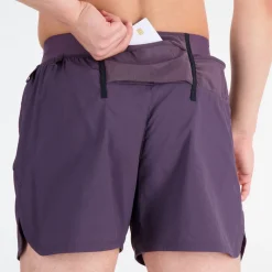 ODZIEZ BIEGOWA|BIEGANIE*New Balance ODZIEZ BIEGOWA|BIEGANIE Spodenki męskie MS33278ILL – fioletowe