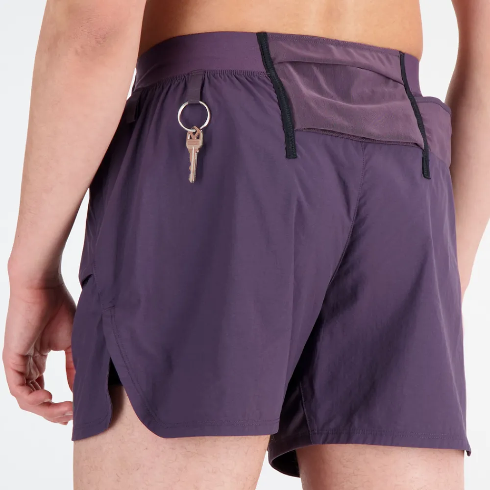 ODZIEZ BIEGOWA|BIEGANIE*New Balance ODZIEZ BIEGOWA|BIEGANIE Spodenki męskie MS33278ILL – fioletowe