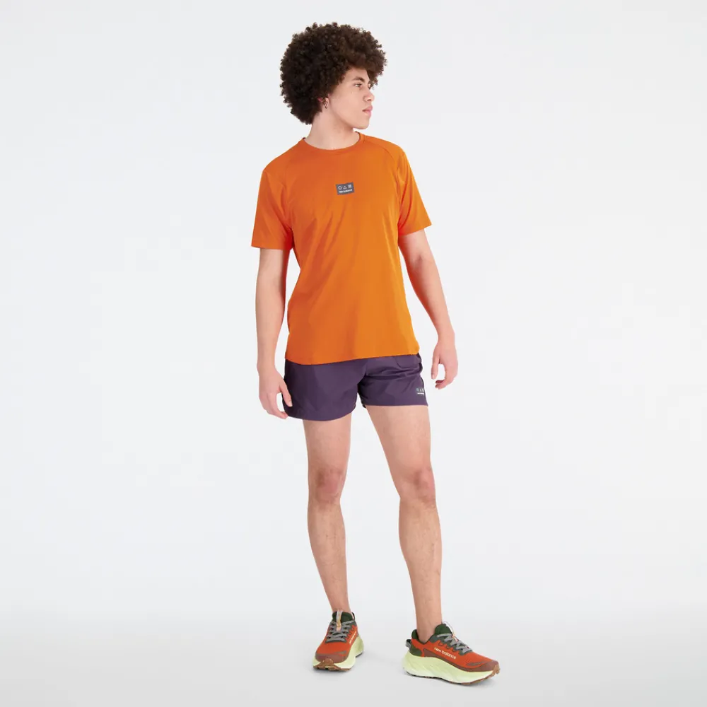 ODZIEZ BIEGOWA|BIEGANIE*New Balance ODZIEZ BIEGOWA|BIEGANIE Spodenki męskie MS33278ILL – fioletowe