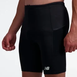 ODZIEZ BIEGOWA|BIEGANIE*New Balance ODZIEZ BIEGOWA|BIEGANIE Spodenki męskie MS33283BK – czarne