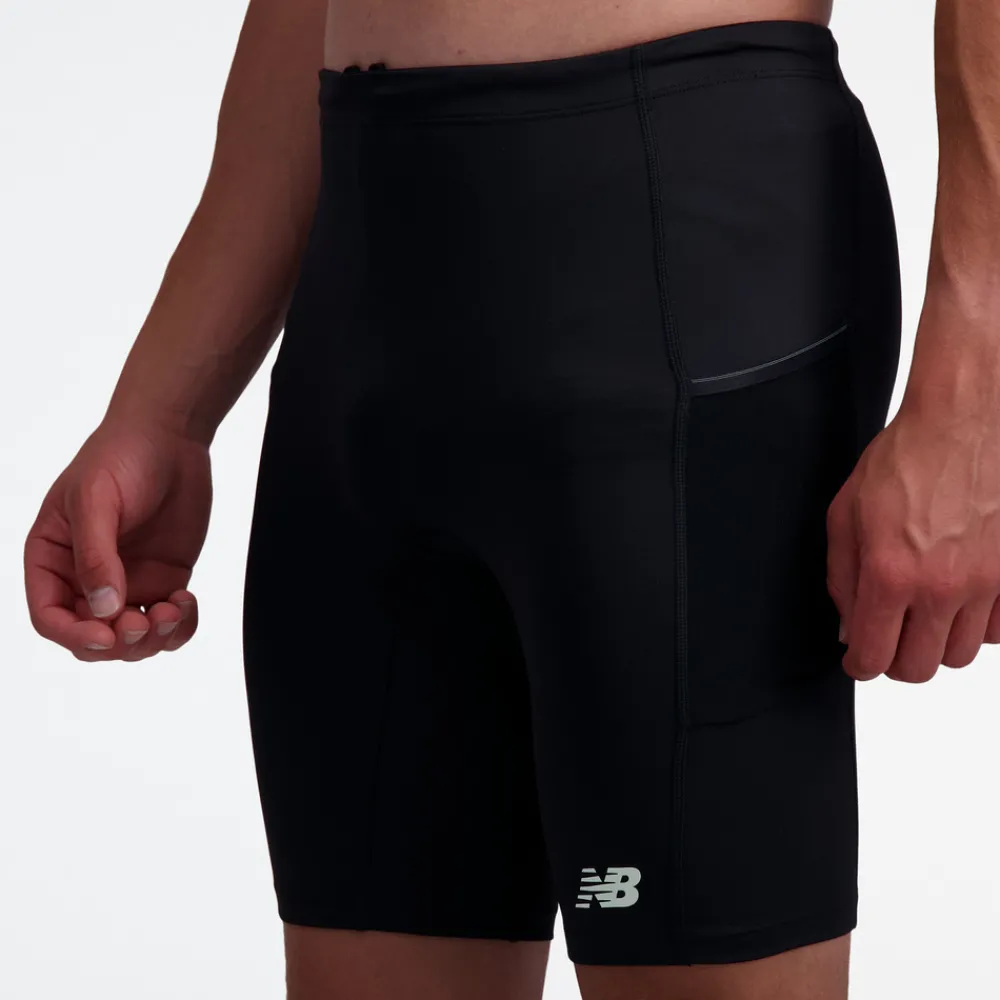 ODZIEZ BIEGOWA|BIEGANIE*New Balance ODZIEZ BIEGOWA|BIEGANIE Spodenki męskie MS33283BK – czarne