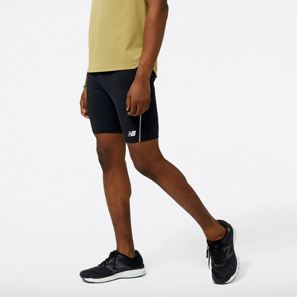 ODZIEZ BIEGOWA|BIEGANIE*New Balance ODZIEZ BIEGOWA|BIEGANIE Spodenki męskie MS31245BK – czarne