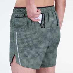 ODZIEZ BIEGOWA|BIEGANIE*New Balance ODZIEZ BIEGOWA|BIEGANIE Spodenki męskie MS21269DON – zielone