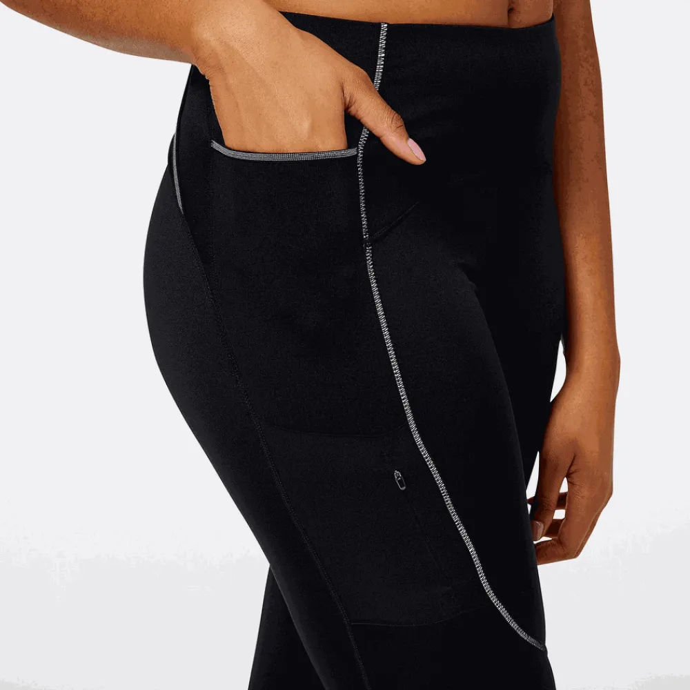 ODZIEZ BIEGOWA|BIEGANIE*New Balance ODZIEZ BIEGOWA|BIEGANIE Spodnie damskie WP23257BK – czarne