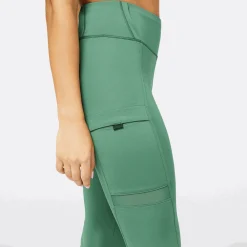 ODZIEZ BIEGOWA|BIEGANIE*New Balance ODZIEZ BIEGOWA|BIEGANIE Spodnie damskie WP21506JD – zielone