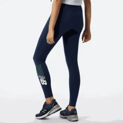 ODZIEZ BIEGOWA*New Balance ODZIEZ BIEGOWA Spodnie damskie WP23800NGO – granatowe