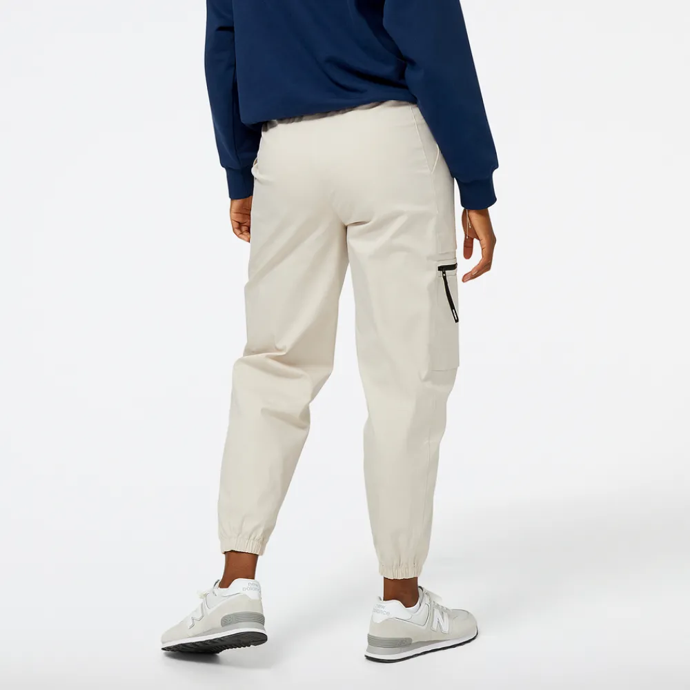 New Balance Spodnie damskie WP31506TWF – beżowe