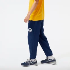 ODZIEZ BIEGOWA*New Balance ODZIEZ BIEGOWA Spodnie męskie MP31902NNY – granatowe