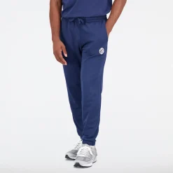 ODZIEZ BIEGOWA*New Balance ODZIEZ BIEGOWA Spodnie męskie MP23580NNY – granatowe