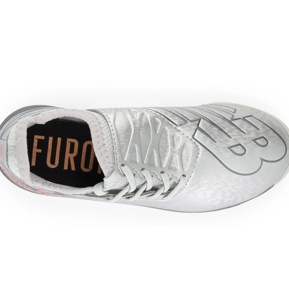 PIKANOENA*New Balance PIKANOENA Turfy dziecięce FURON V7 DISPATCH JNR TF SJF3TGG7 – srebrne